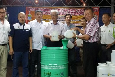 槟政府回收社区废弃油 彭文宝：再生生物柴油